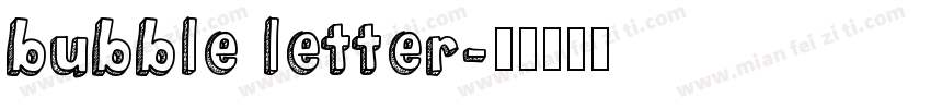 bubble letter字体转换